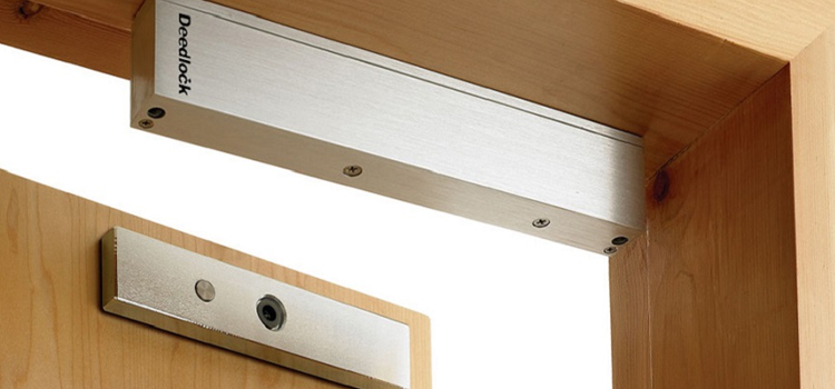 Magnetic lock installation Home Gardens